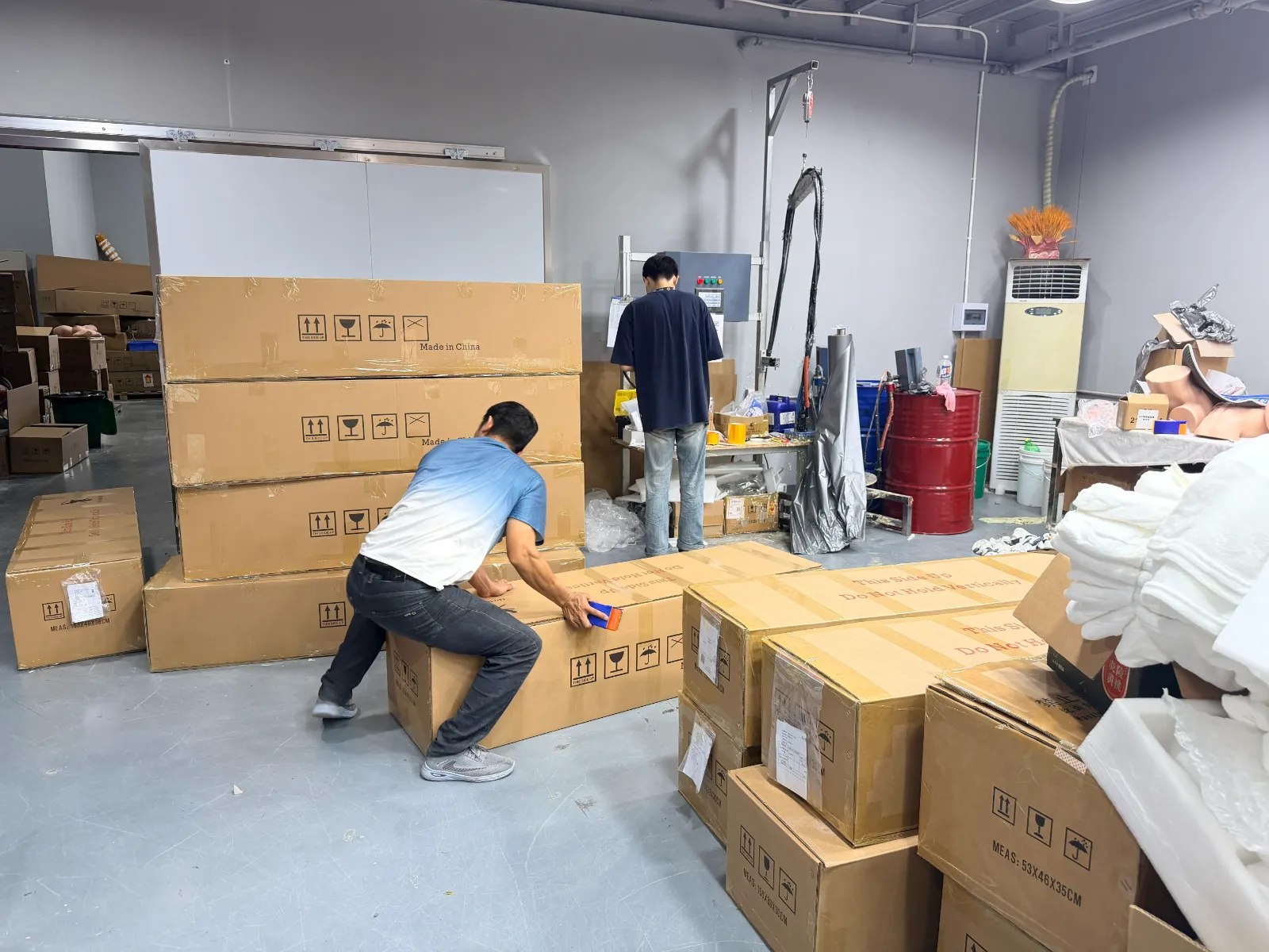 Packing at the LoverGirl facility