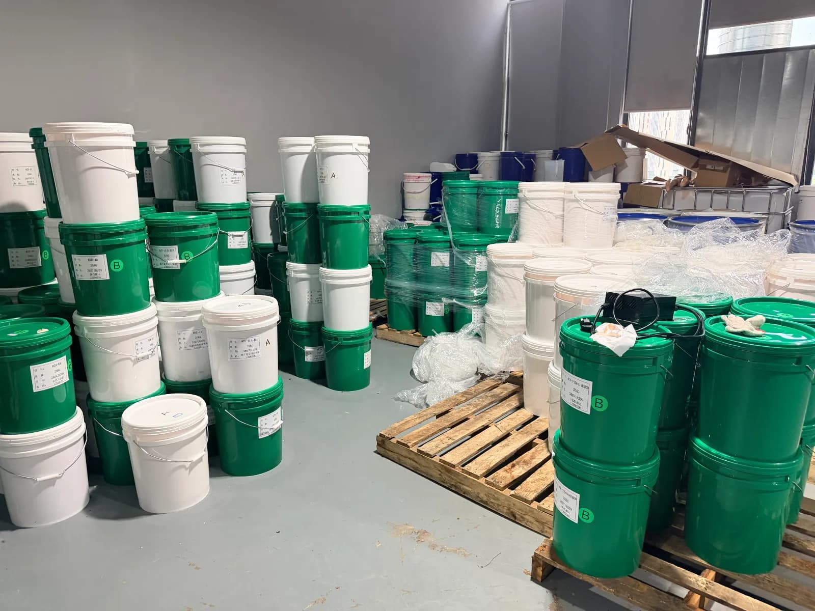Material Intake at the LoverGirl facility